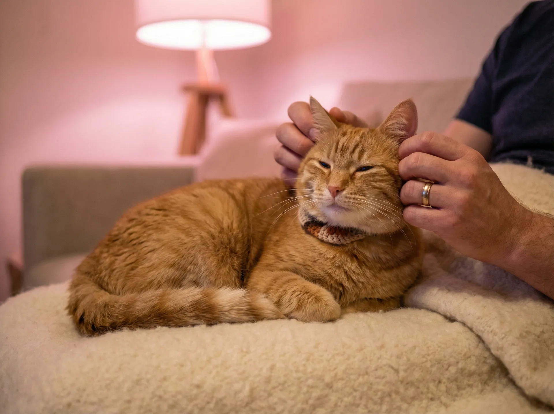 猫咪被温柔抚摸的幸福时刻 - 狗仔队